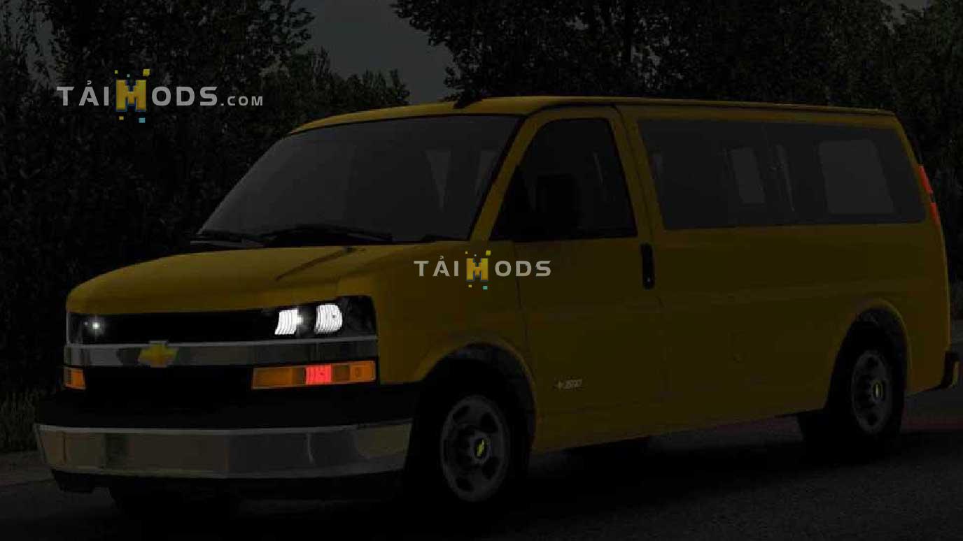 MOD ETS2 – Xe Hơi Chevrolet Express 3500 V8 (1.49)